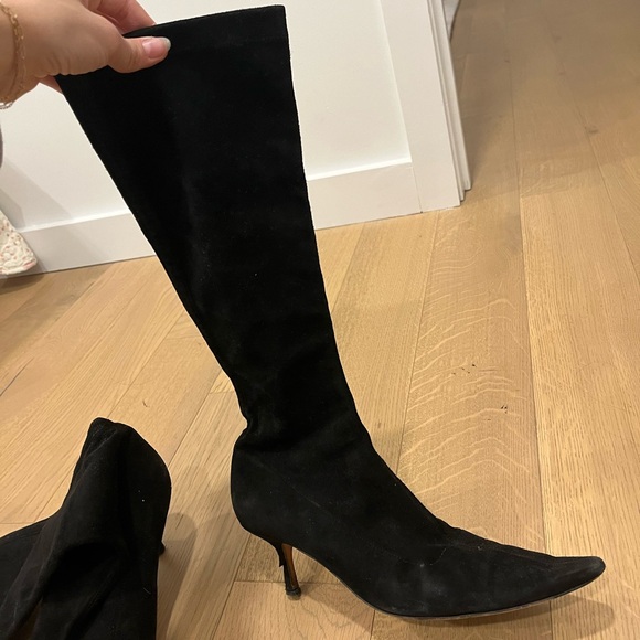 Jimmy Choo suede kitten heel boots size 40 (9/9.5) - Picture 7 of 10